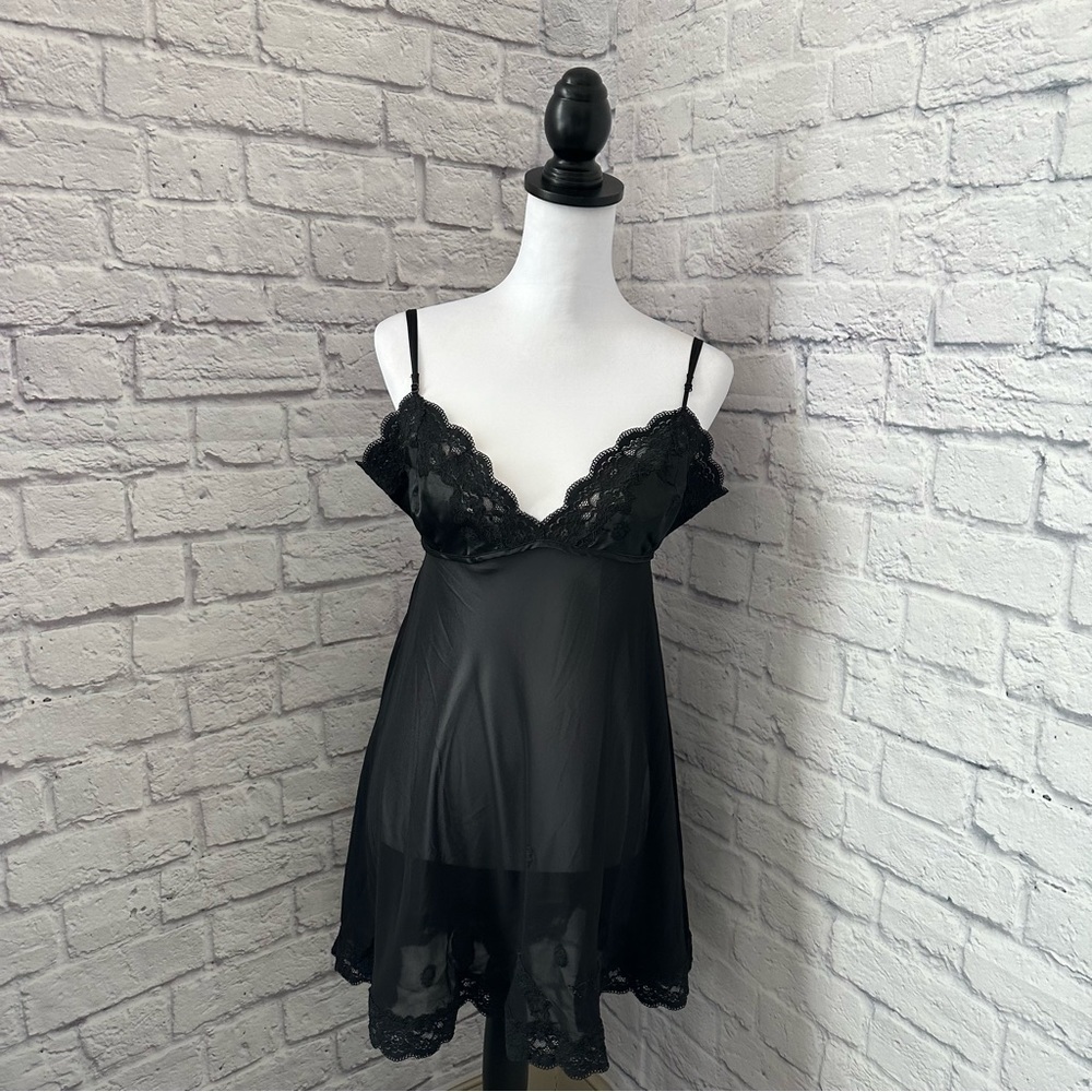 Victoria secret black lace lingerie